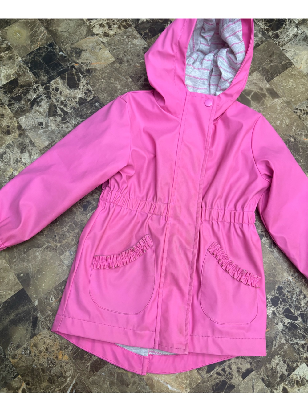 George Girls' Pink jacket Raincoat 3 years